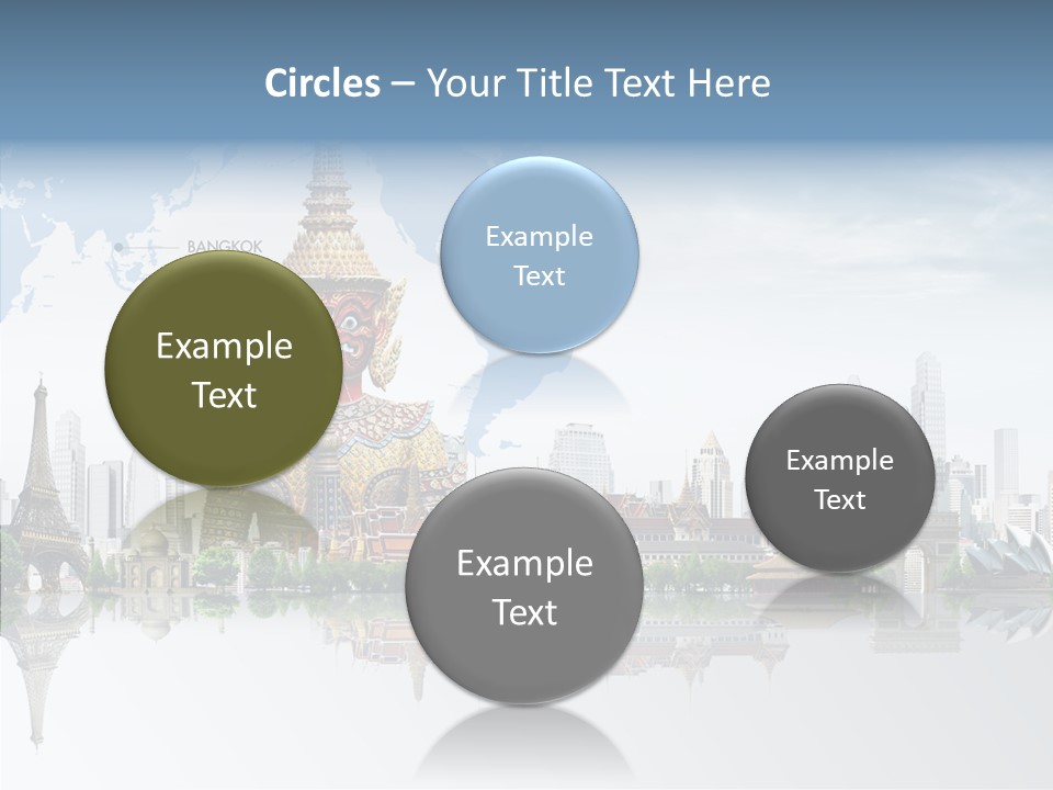 Pasture Landscape Thailand PowerPoint Template