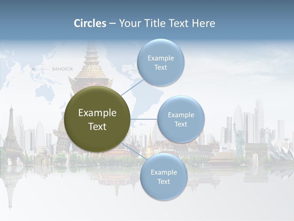 Pasture Landscape Thailand PowerPoint Template