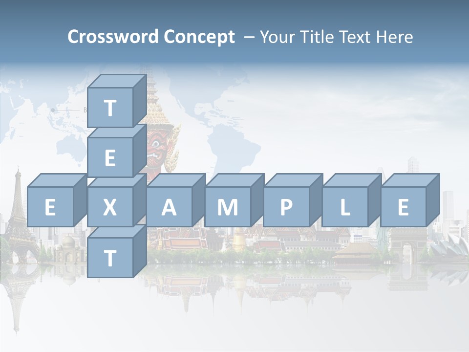 Pasture Landscape Thailand PowerPoint Template