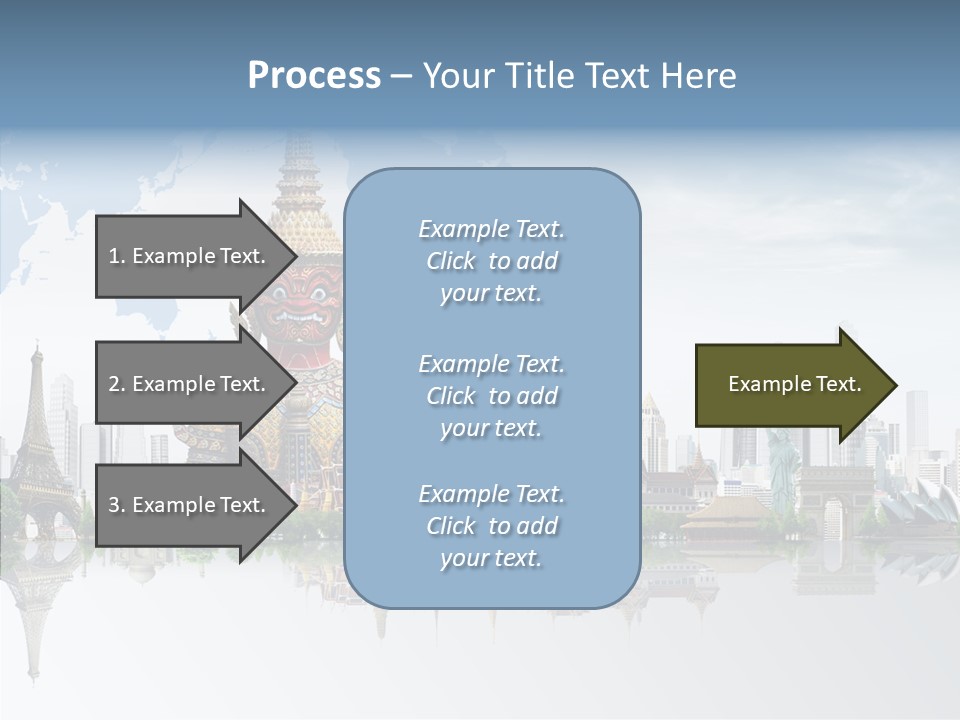 Pasture Landscape Thailand PowerPoint Template