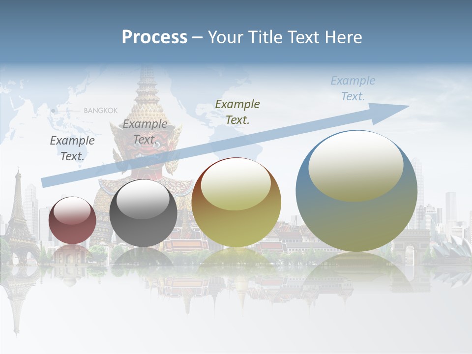 Pasture Landscape Thailand PowerPoint Template