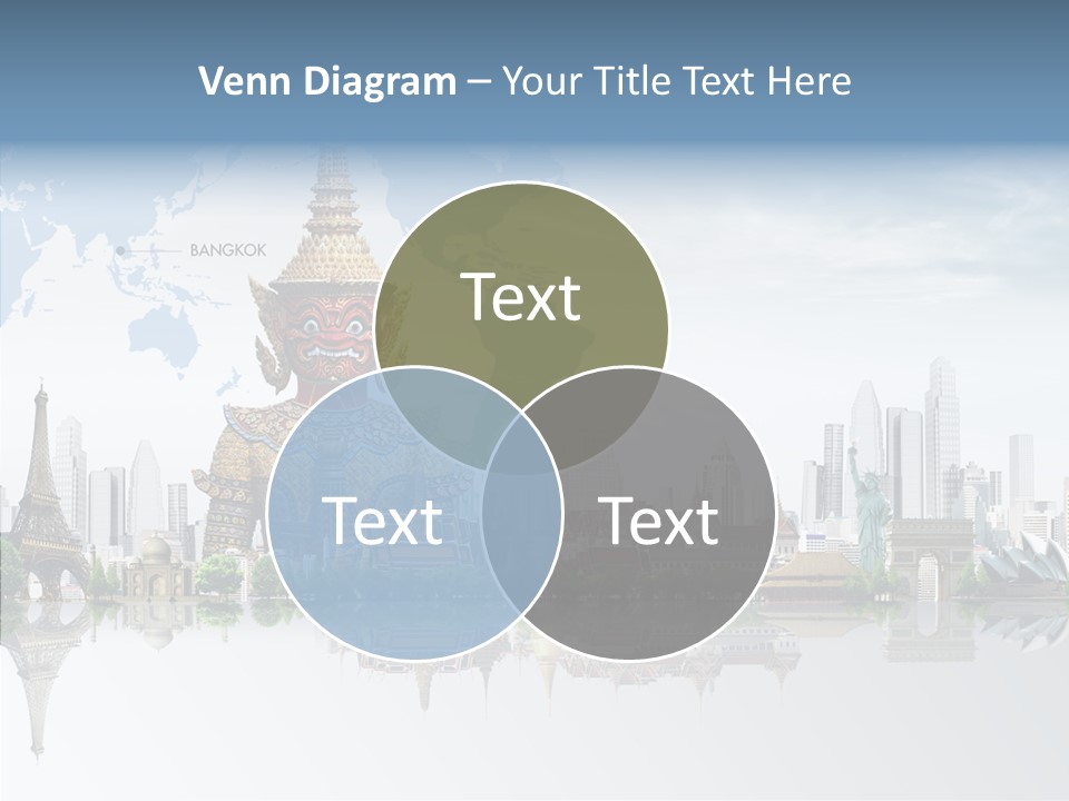 Pasture Landscape Thailand PowerPoint Template