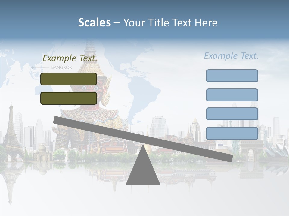 Pasture Landscape Thailand PowerPoint Template