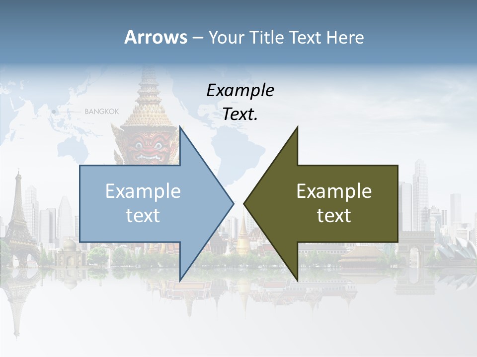 Pasture Landscape Thailand PowerPoint Template