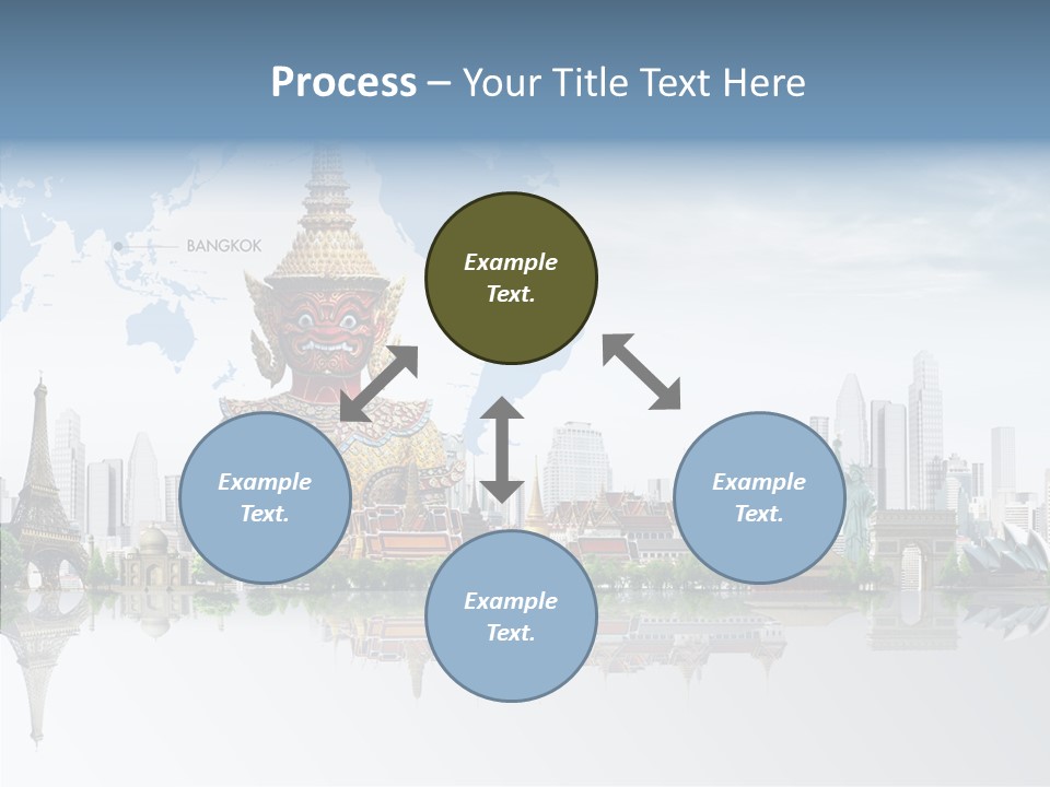 Pasture Landscape Thailand PowerPoint Template