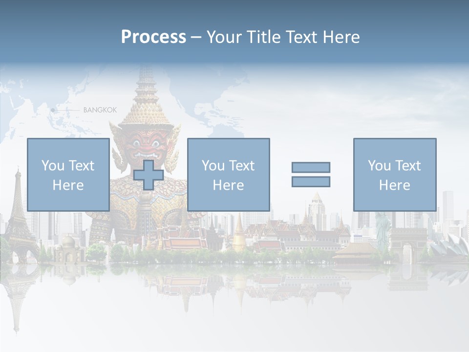 Pasture Landscape Thailand PowerPoint Template