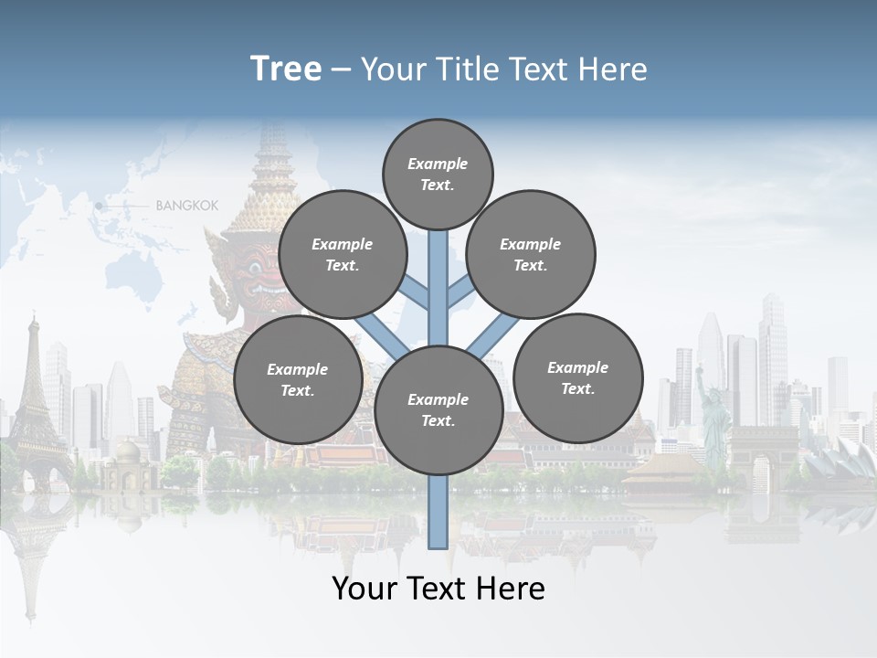 Pasture Landscape Thailand PowerPoint Template