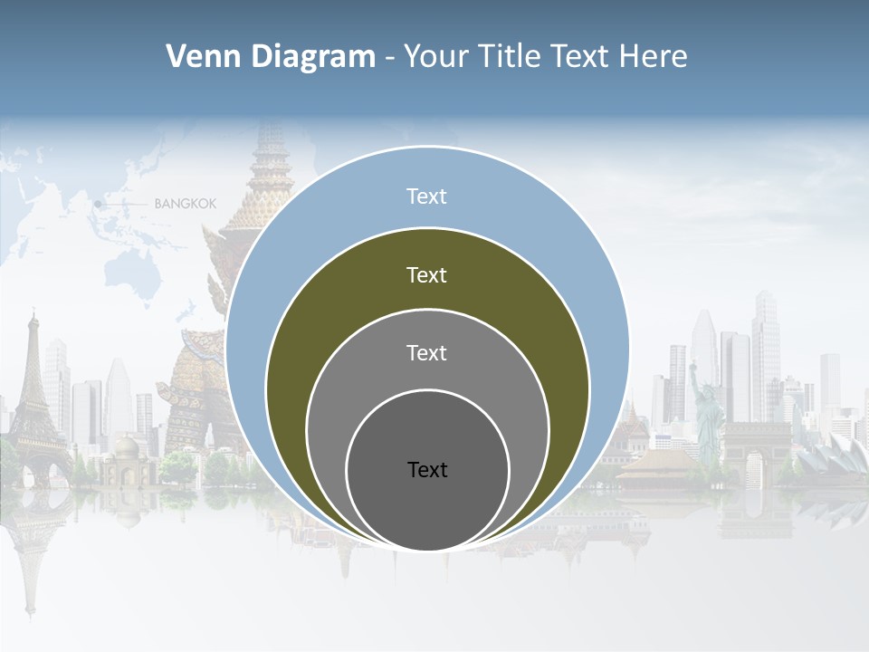 Pasture Landscape Thailand PowerPoint Template