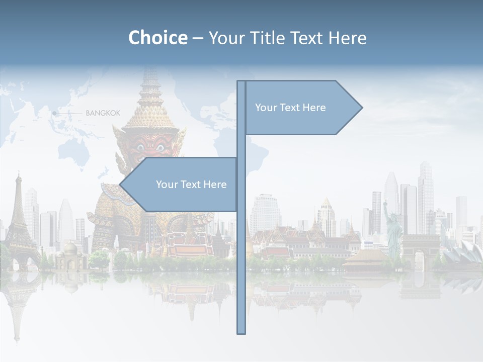 Pasture Landscape Thailand PowerPoint Template