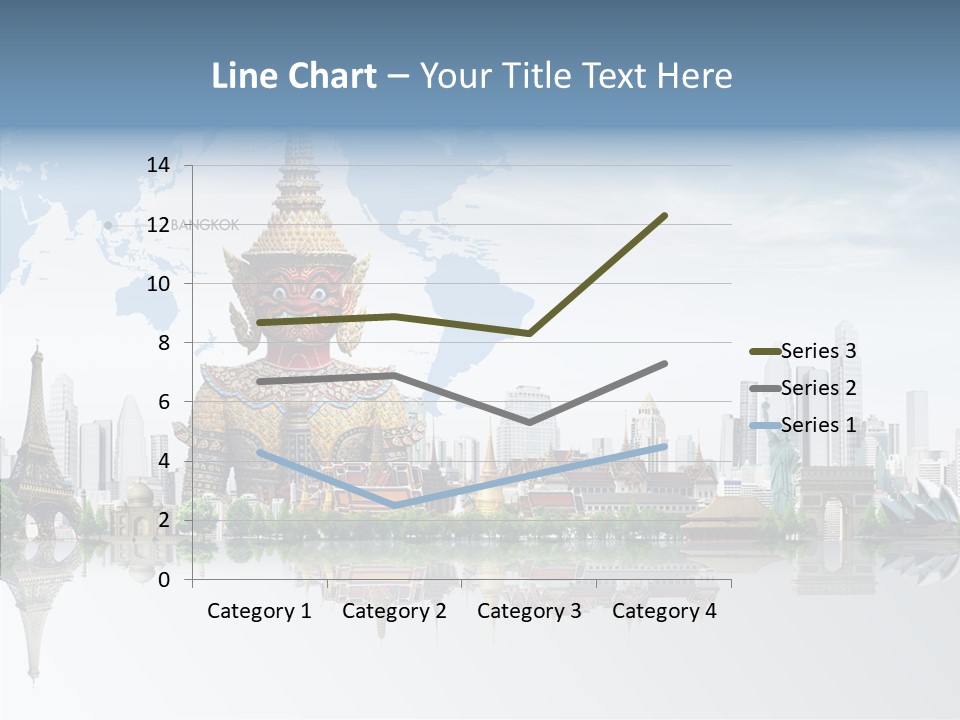 Pasture Landscape Thailand PowerPoint Template