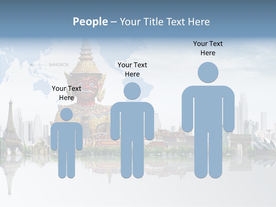 Pasture Landscape Thailand PowerPoint Template