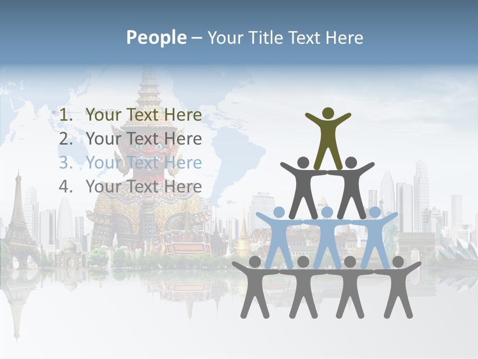 Pasture Landscape Thailand PowerPoint Template