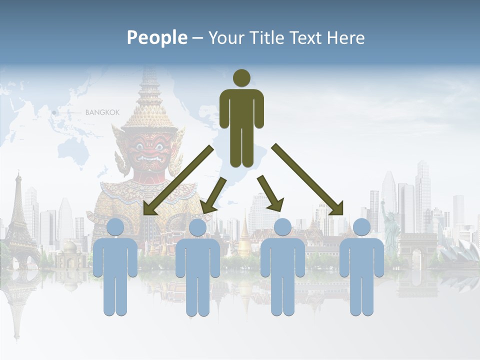 Pasture Landscape Thailand PowerPoint Template