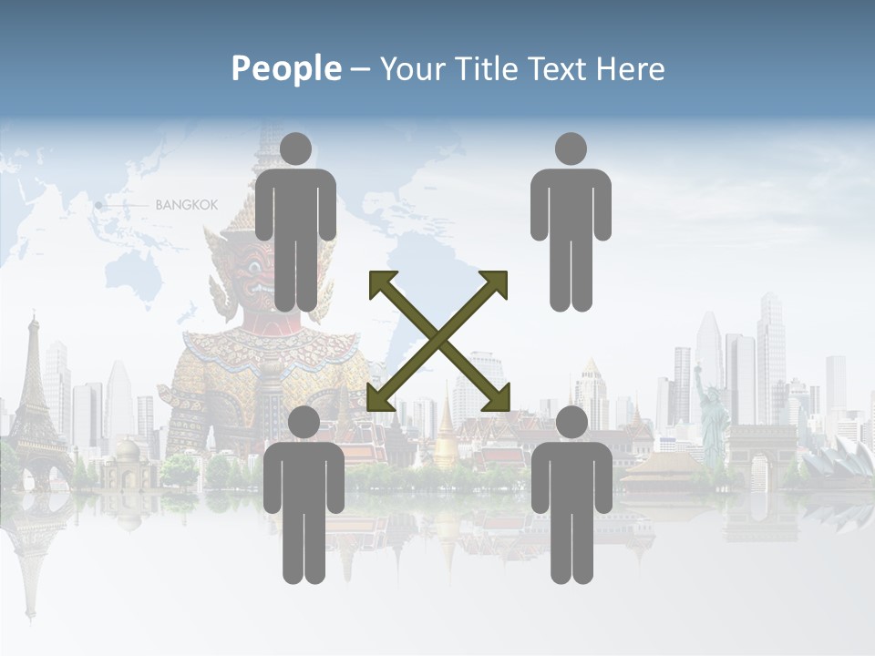 Pasture Landscape Thailand PowerPoint Template