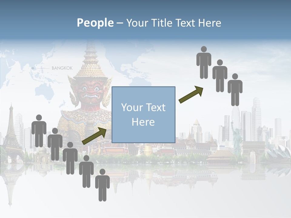 Pasture Landscape Thailand PowerPoint Template