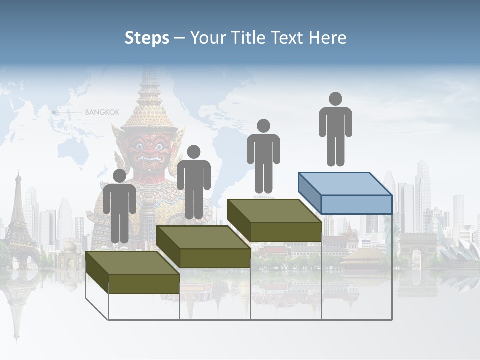 Pasture Landscape Thailand PowerPoint Template