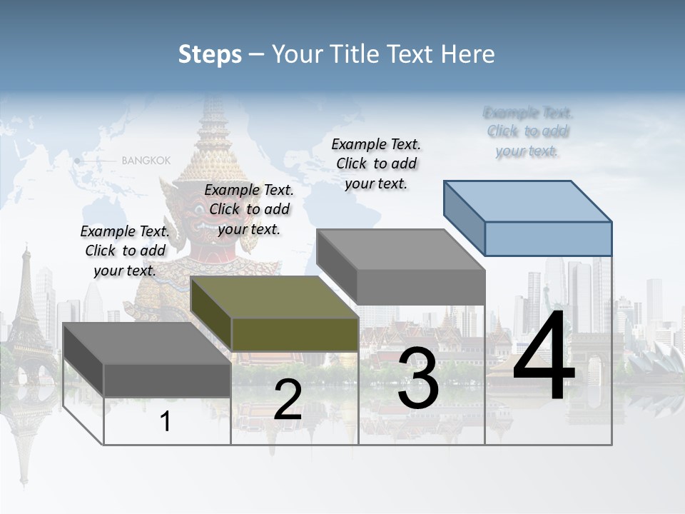 Pasture Landscape Thailand PowerPoint Template