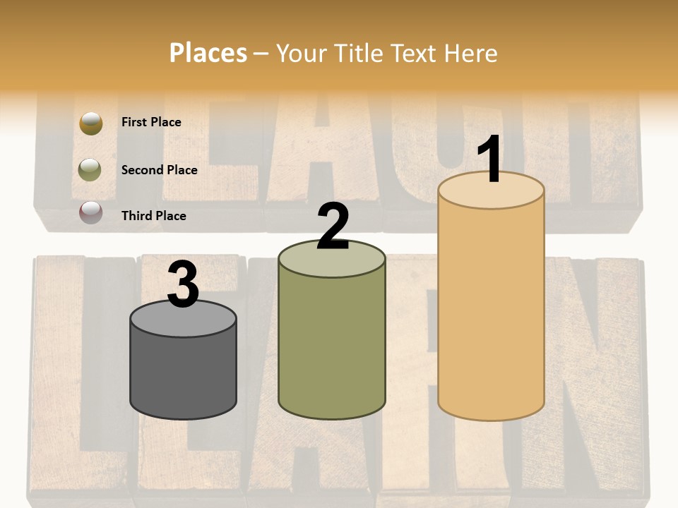 Text Antique Word PowerPoint Template