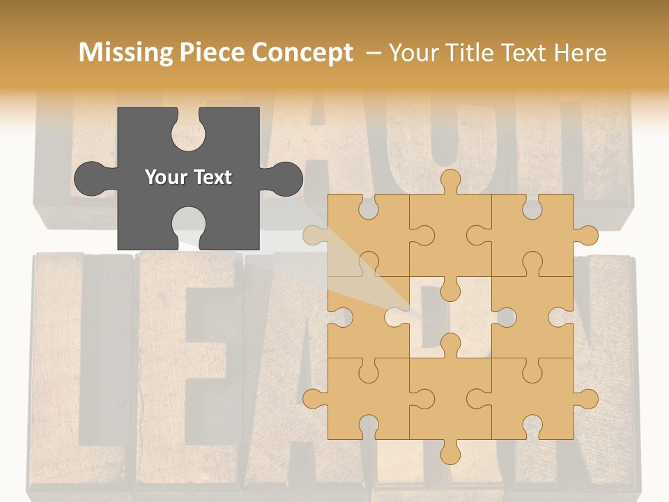 Text Antique Word PowerPoint Template