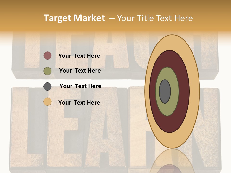 Text Antique Word PowerPoint Template