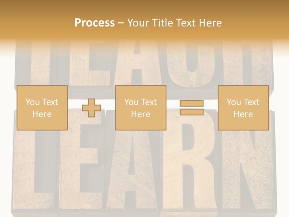 Text Antique Word PowerPoint Template