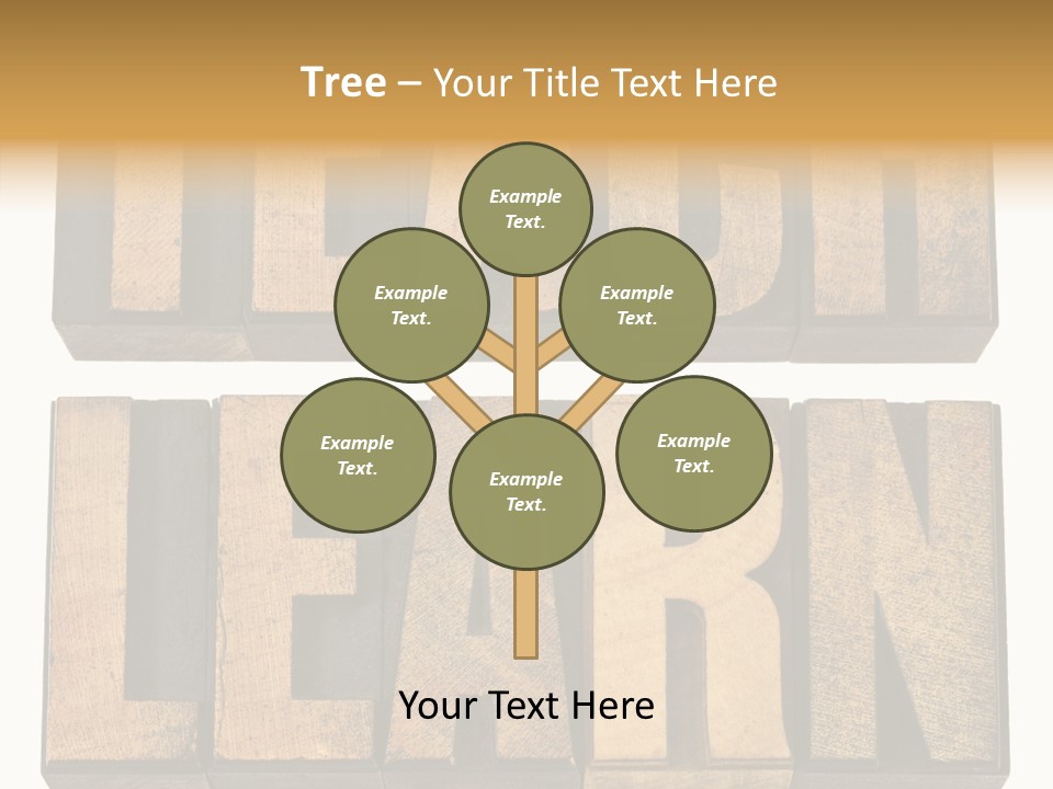 Text Antique Word PowerPoint Template