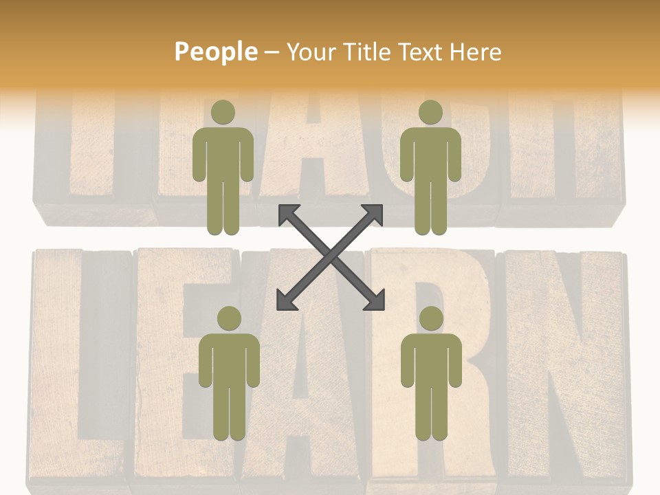 Text Antique Word PowerPoint Template