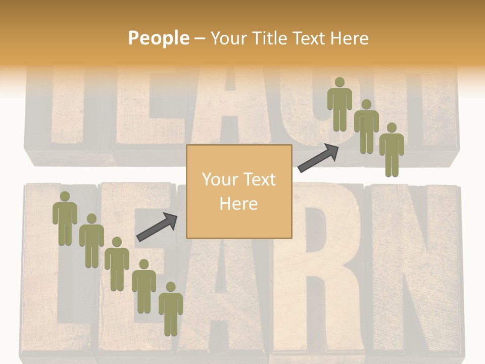 Text Antique Word PowerPoint Template