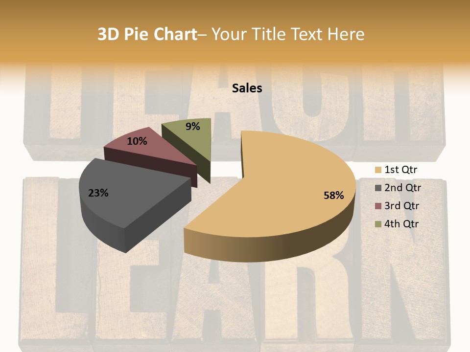Text Antique Word PowerPoint Template
