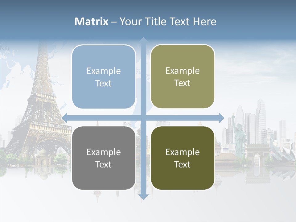 Tree Exterior Print PowerPoint Template