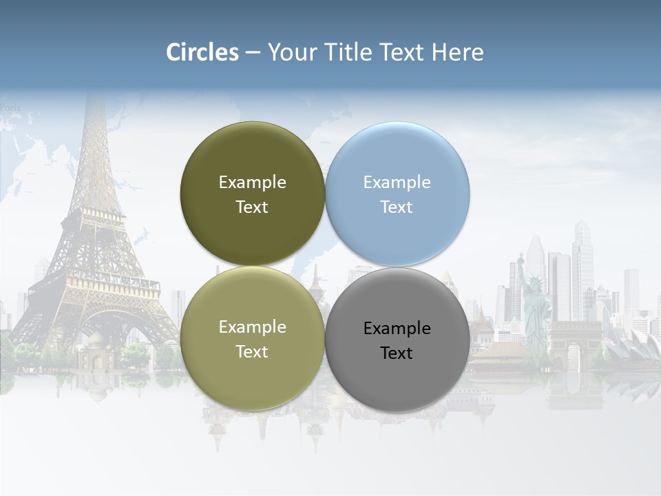 Tree Exterior Print PowerPoint Template