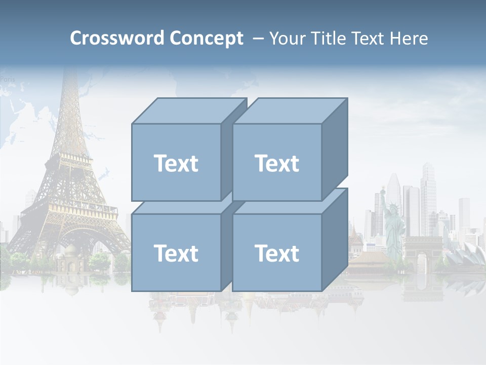 Tree Exterior Print PowerPoint Template