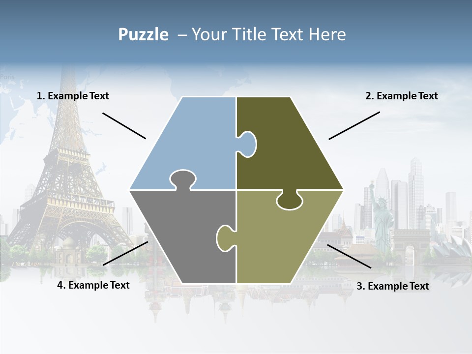 Tree Exterior Print PowerPoint Template