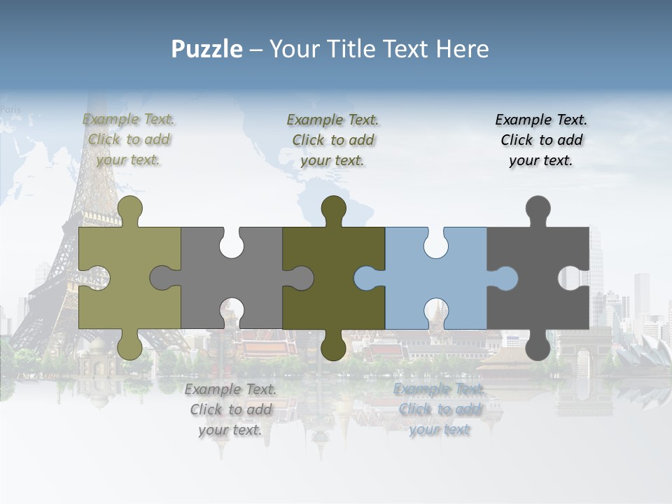 Tree Exterior Print PowerPoint Template