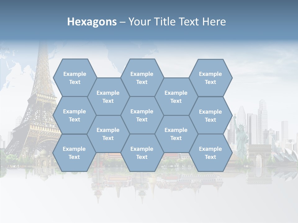 Tree Exterior Print PowerPoint Template