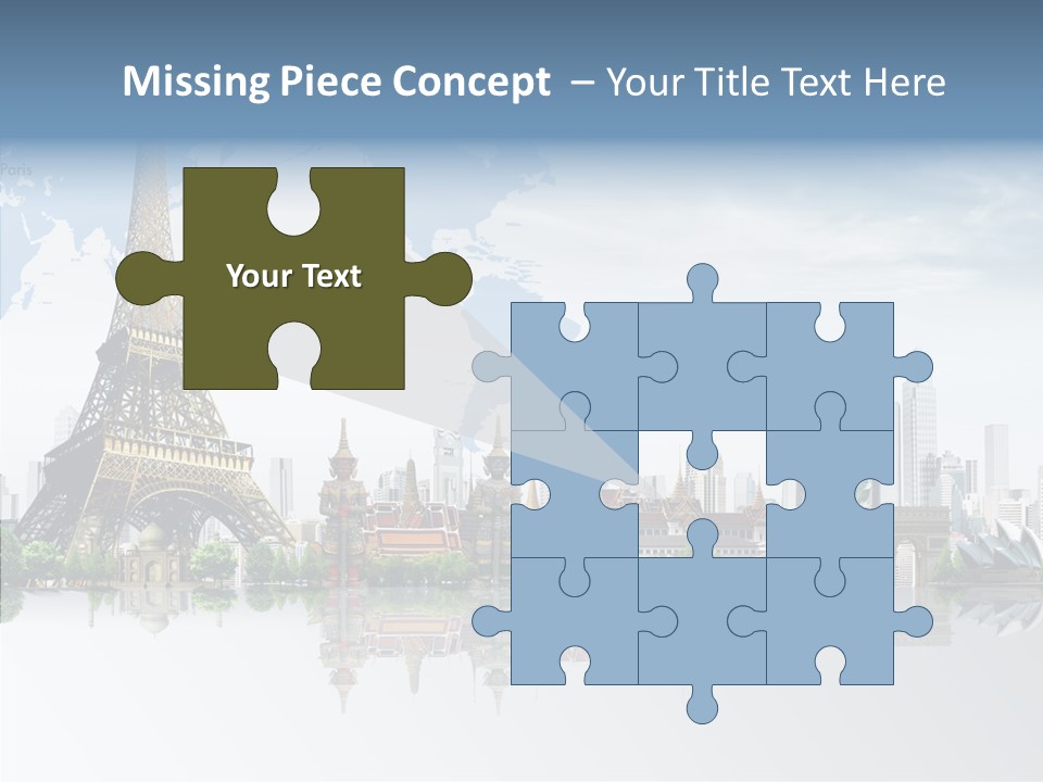 Tree Exterior Print PowerPoint Template