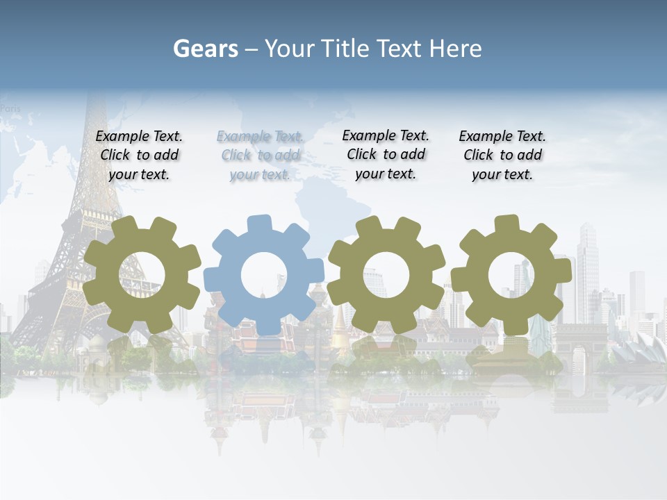 Tree Exterior Print PowerPoint Template