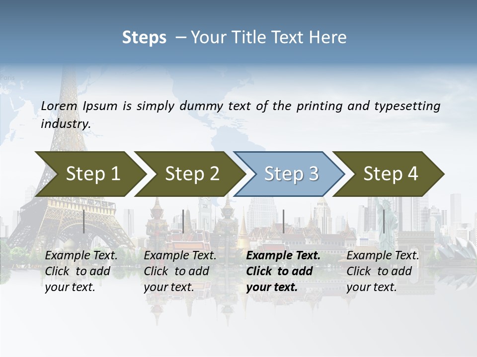 Tree Exterior Print PowerPoint Template
