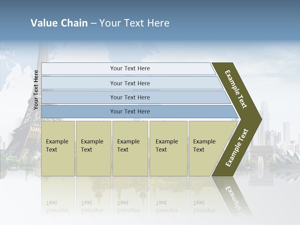 Tree Exterior Print PowerPoint Template