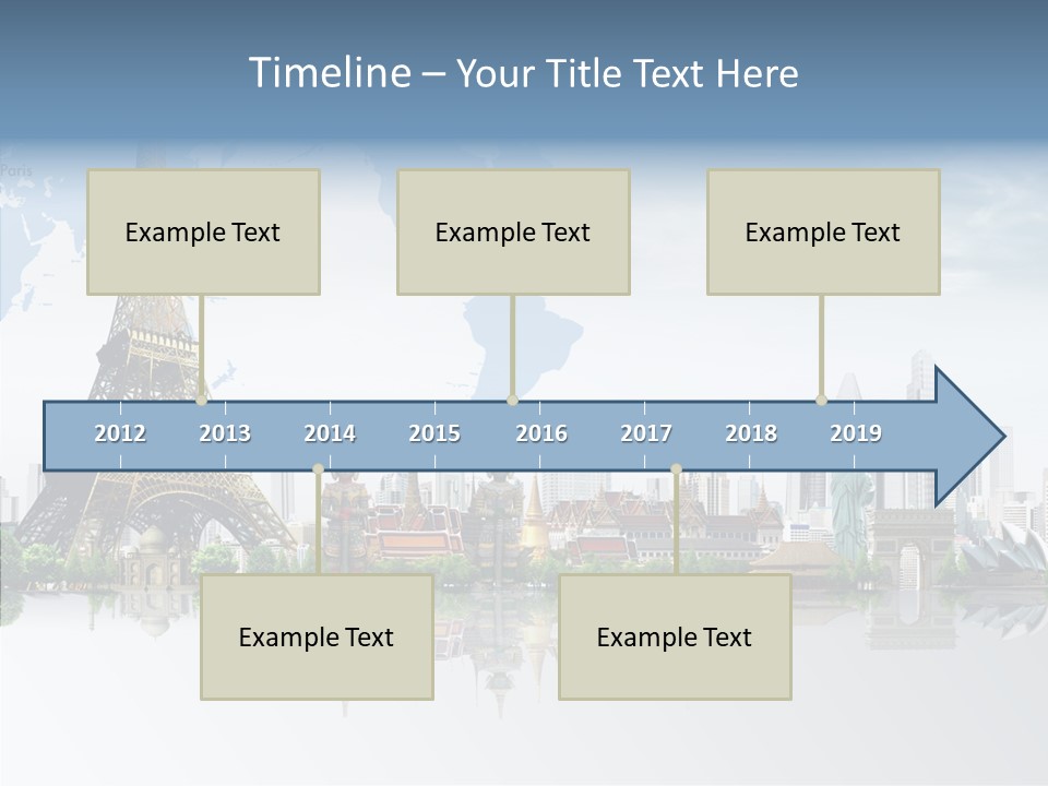 Tree Exterior Print PowerPoint Template