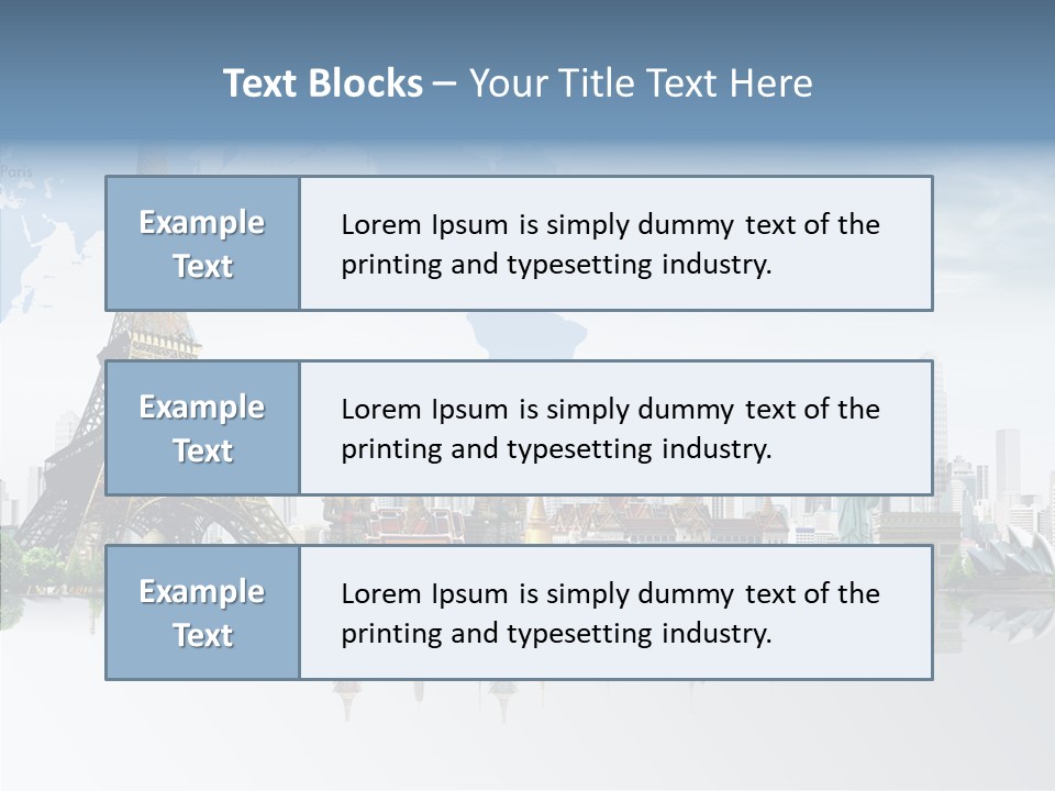 Tree Exterior Print PowerPoint Template