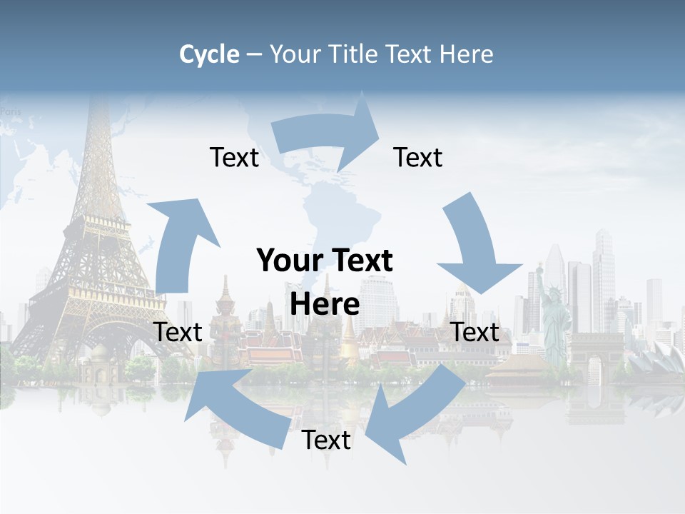 Tree Exterior Print PowerPoint Template