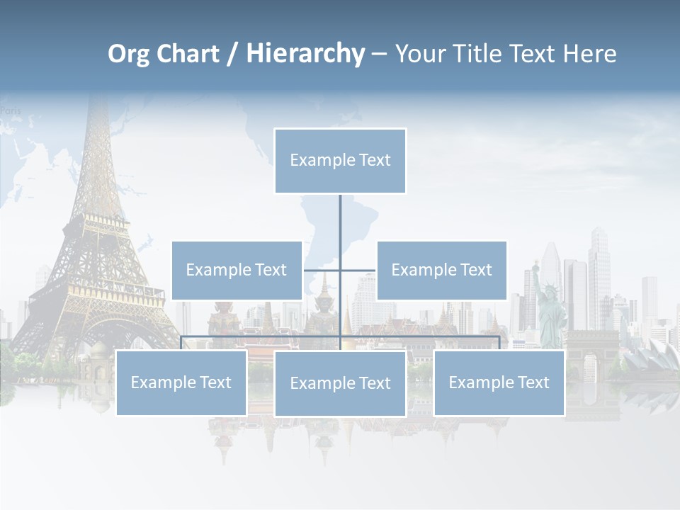 Tree Exterior Print PowerPoint Template