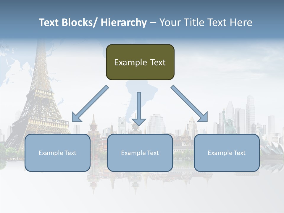 Tree Exterior Print PowerPoint Template
