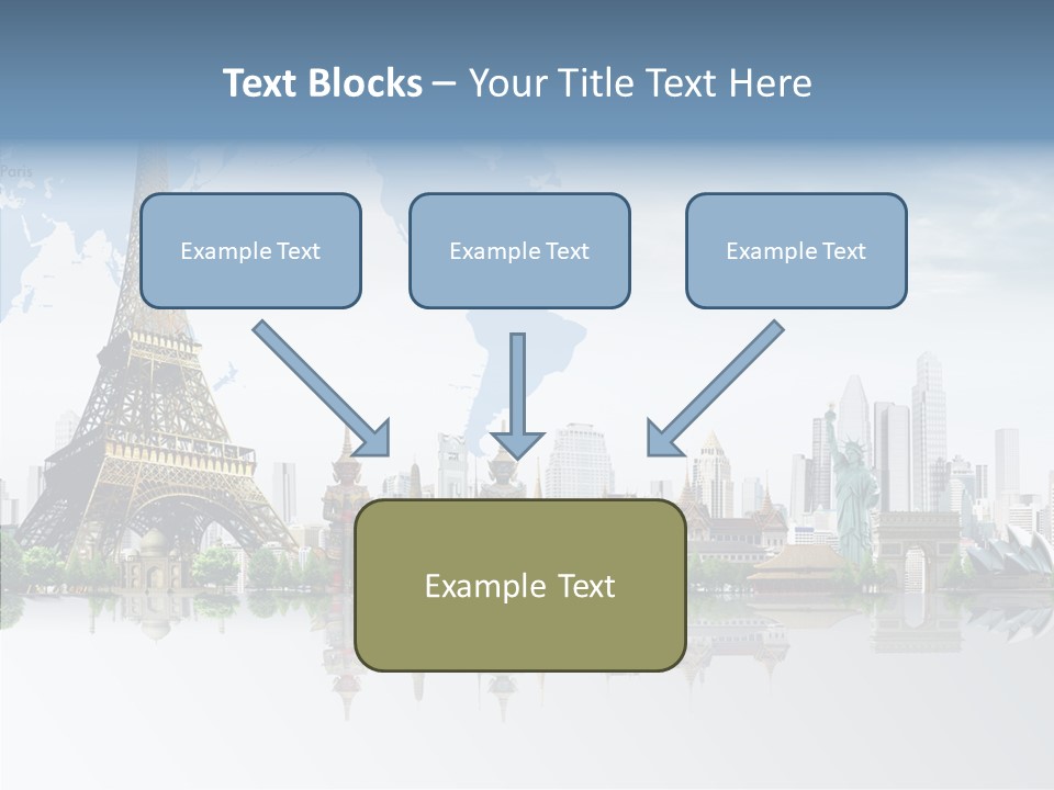 Tree Exterior Print PowerPoint Template