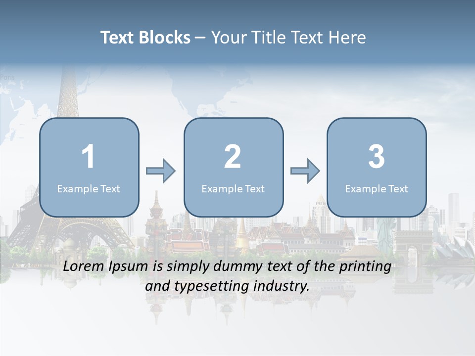 Tree Exterior Print PowerPoint Template