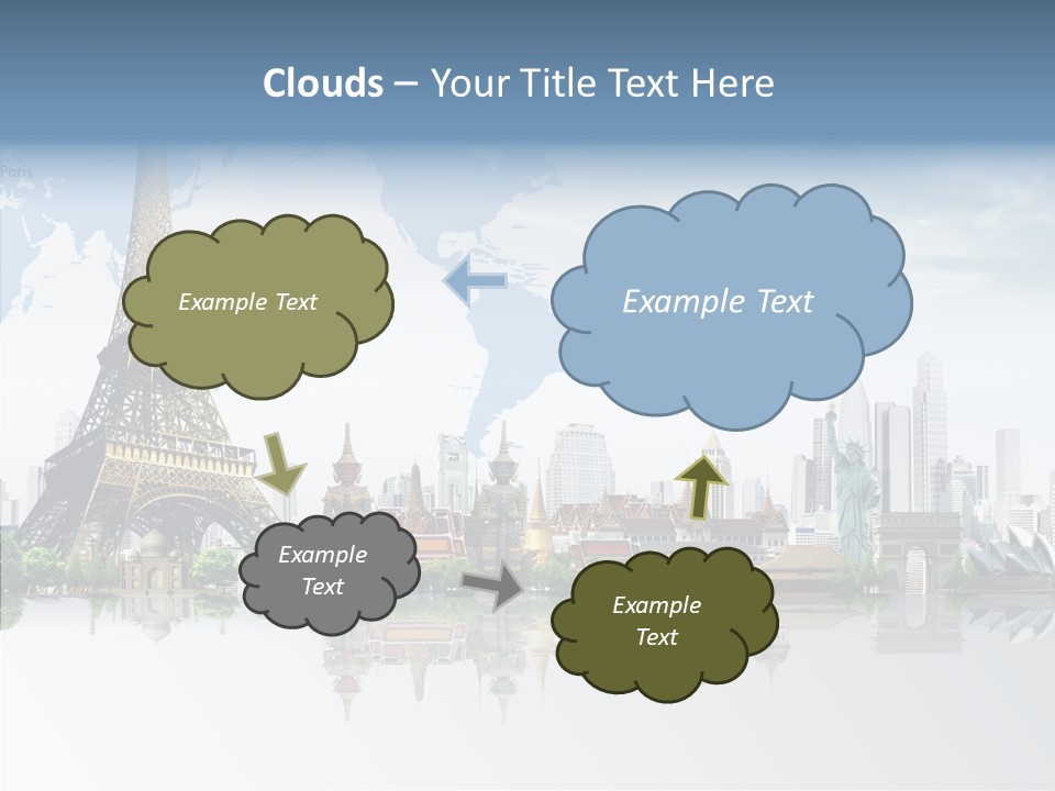 Tree Exterior Print PowerPoint Template