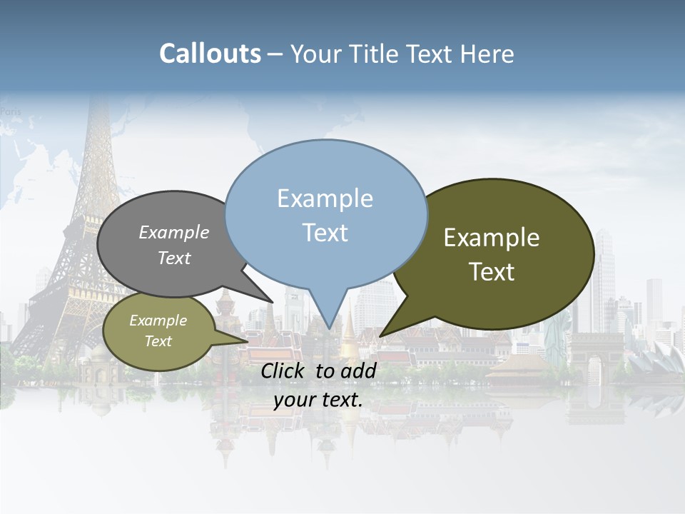 Tree Exterior Print PowerPoint Template