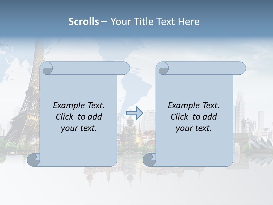 Tree Exterior Print PowerPoint Template