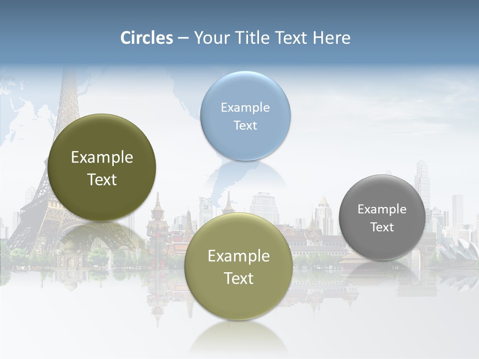 Tree Exterior Print PowerPoint Template